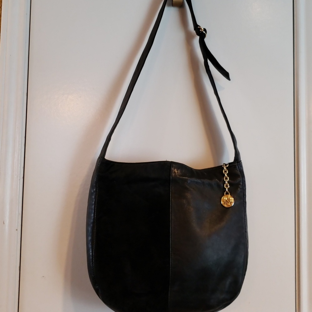 Anne Klein II - Vintage Suede Leather Shoulder Bag